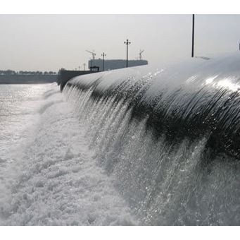 Pneumatický prelievanie Weir s polyesterovou zosilnenou gumou